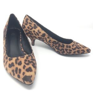 CATO leopard print heels